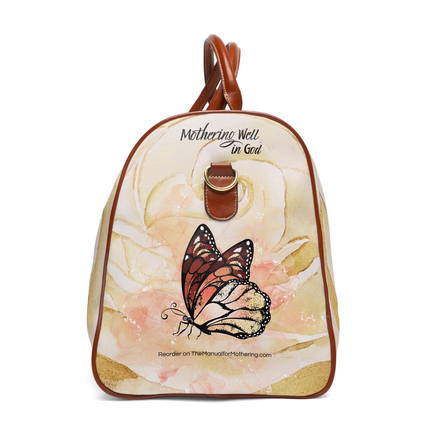 Let Go, Let God Waterproof Travel Bag, 20" x 12"