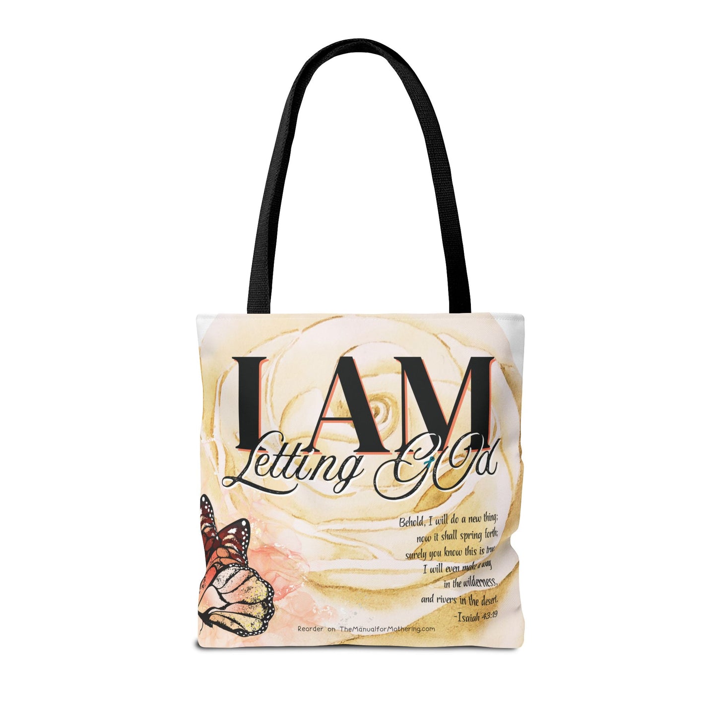 Let Go, Let God 2-sided Tote Bag