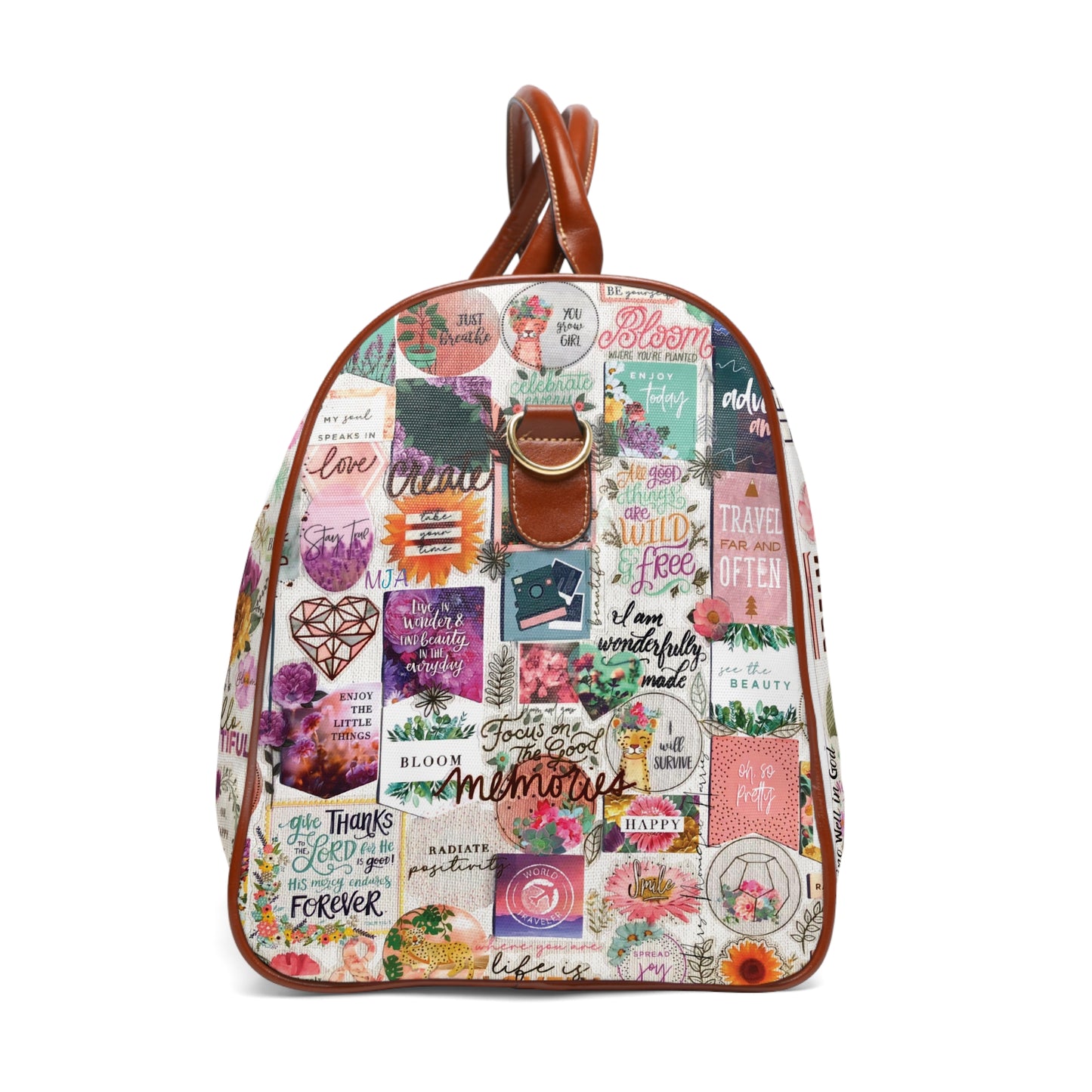 "Keep Your Dream Alive" Waterproof Travel Bag