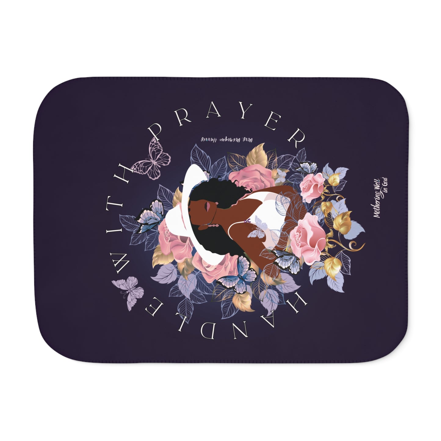 Handle with The Lord's Prayer Comfort Blanket, 50 × 60" or 60 × 80"