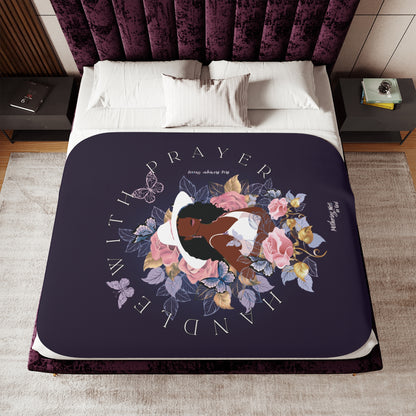 Handle with The Lord's Prayer Comfort Blanket, 50 × 60" or 60 × 80"