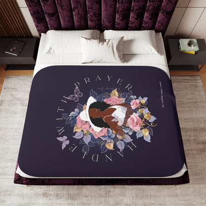 Handle with The Lord's Prayer Comfort Blanket, 50 × 60" or 60 × 80"